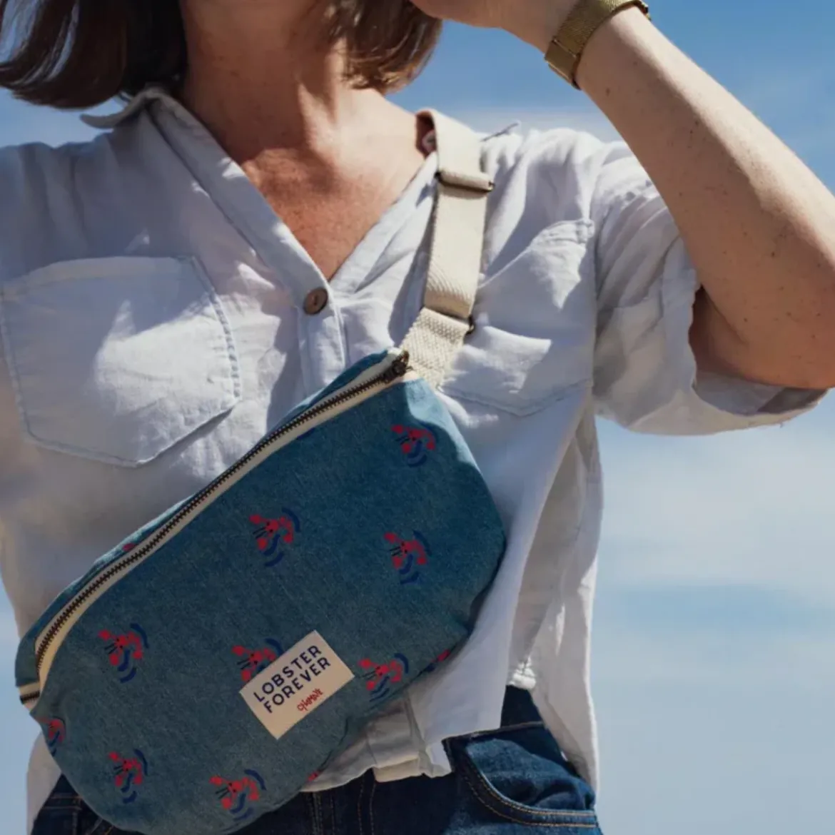 Banane Denim Lobster Forever - Adulte