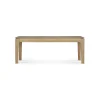 Banc Bok Chêne 126 x 35 x h 46 cm