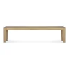 Banc Bok Chêne 186 x 35 x h 46 cm