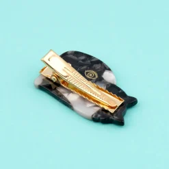 Barrette - Chat Noir & Blanc