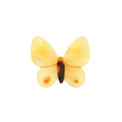 Barrette Papillon - Jaune