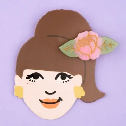 Barrette Pivoine