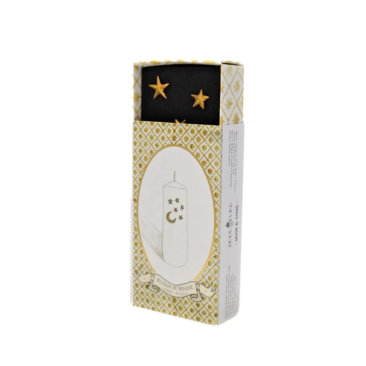 Bijou De Bougie Moon & Stars Doré