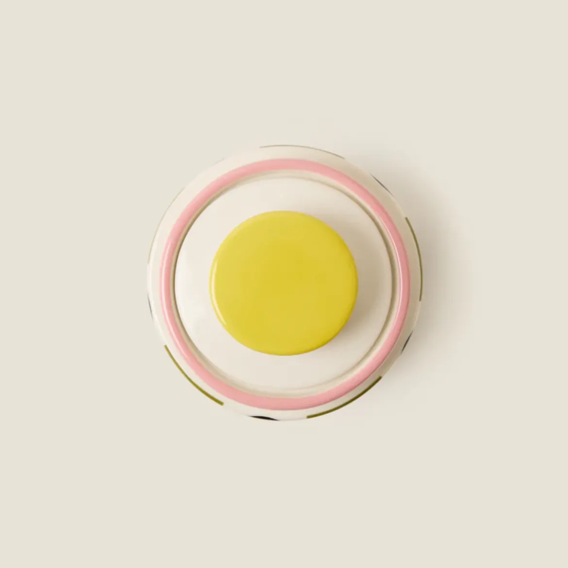 Bocal Carre Ovale à pois Rose - Orla Kiely