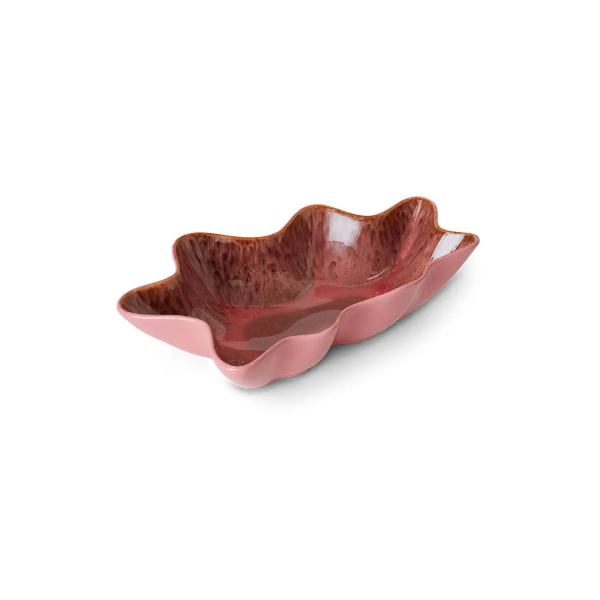Bol Shell Serving - L 41 cm x l 24 cm - Corail