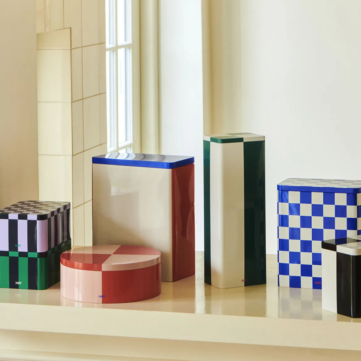 Boîte de rangement Tin - Round
