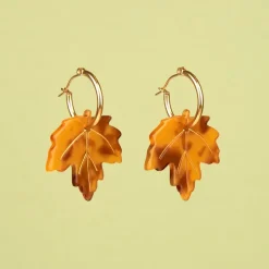 Boucles D'oreilles Feuilles d'érable