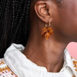 Boucles D'oreilles Feuilles d'érable