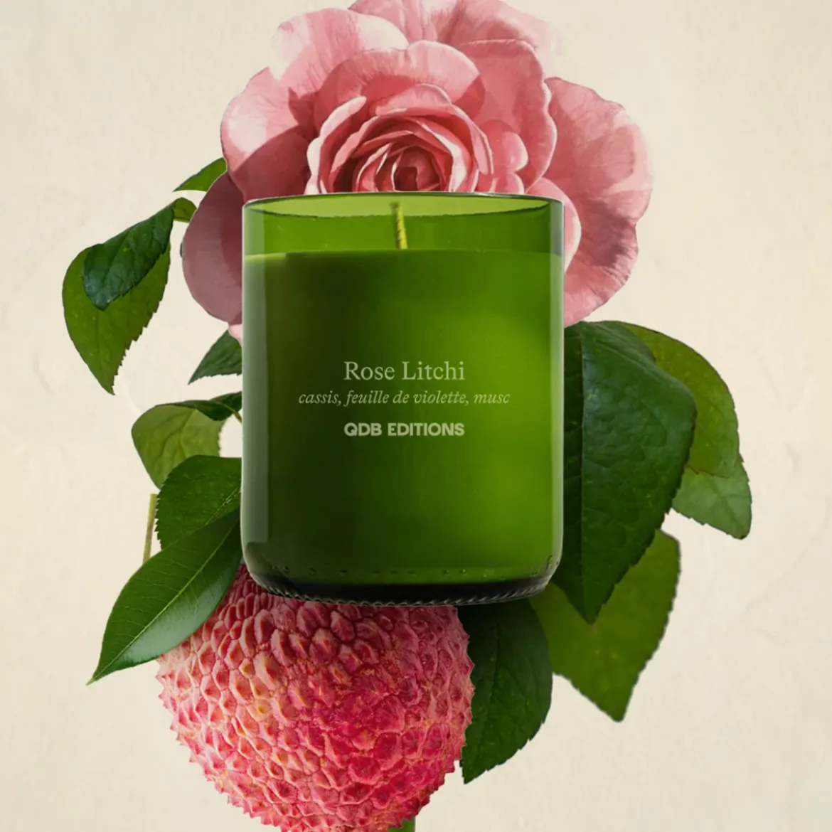 Bougie parfumée - Rose Litchi