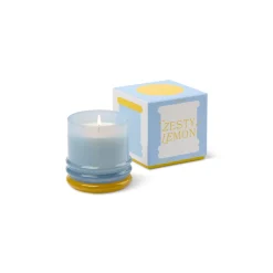 Bougie Stacked Blue and Yellow - Zesty Lemon