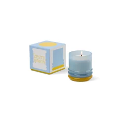 Bougie Stacked Blue and Yellow - Zesty Lemon