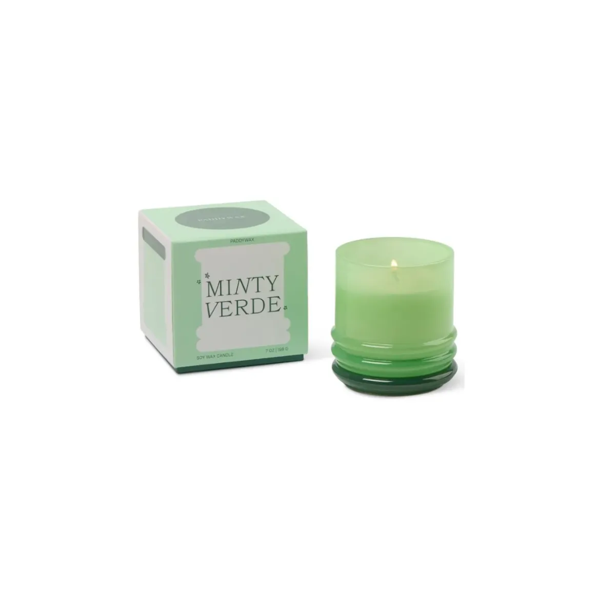 Bougie Stacked Bright Green and Dark Green - Minty Verde