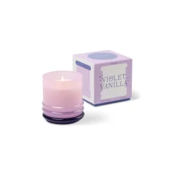Bougie Stacked Lavender and Dark Purple - Violet Vanilla