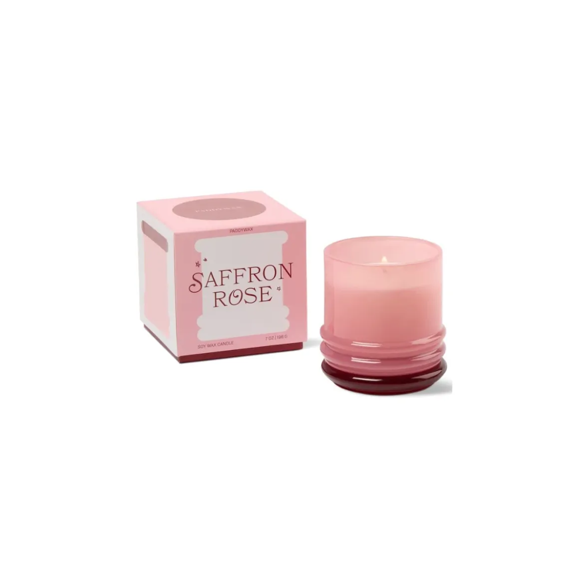 Bougie Stacked Pink and Red - Saffron Rose