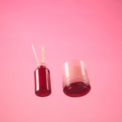 Bougie Stacked Pink and Red - Saffron Rose