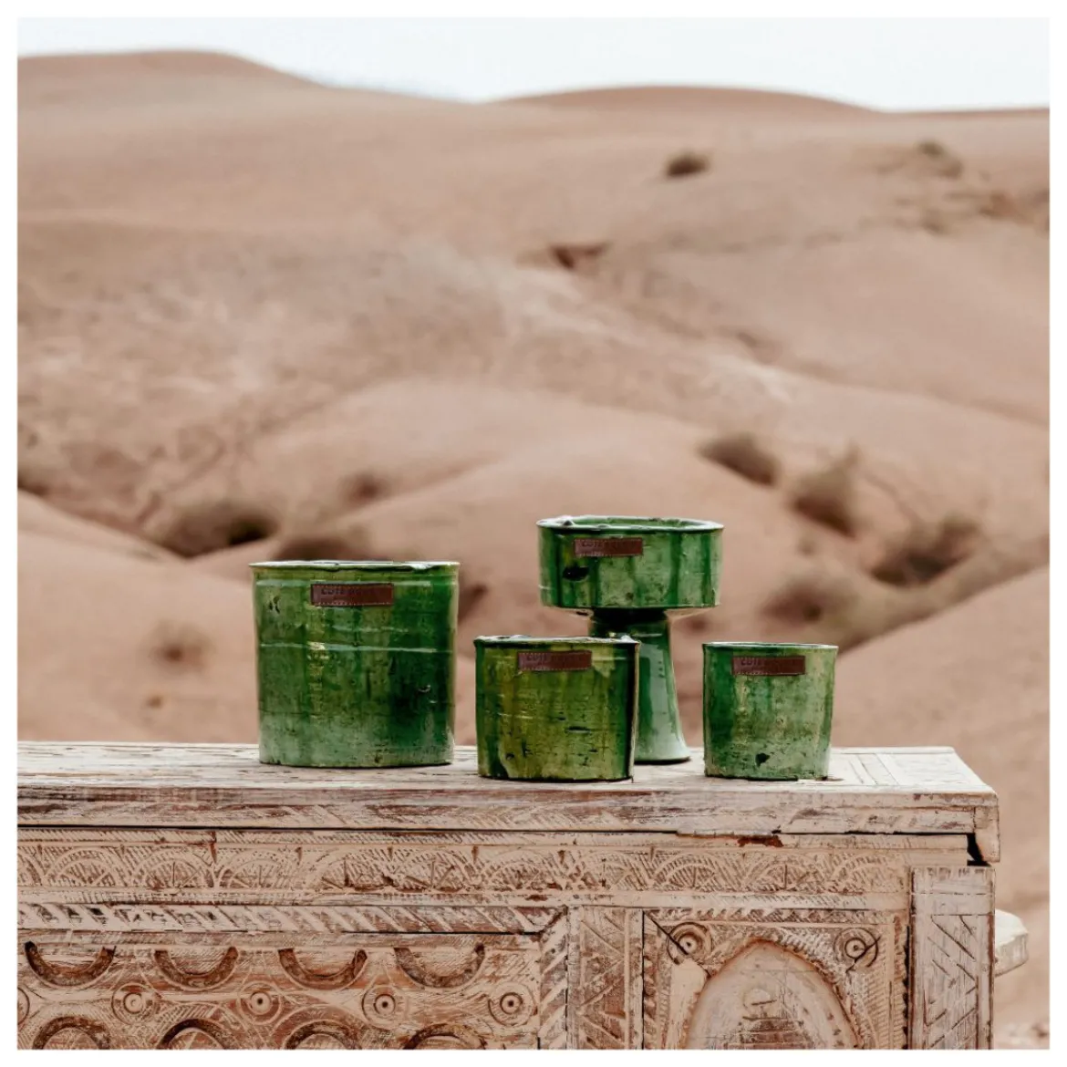 Bougie Tamegroute Menthe et Thé Vert