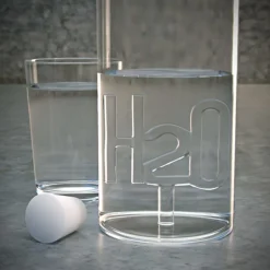 Bouteille Atlantis H20 en verre borosilicate - 1,2 L