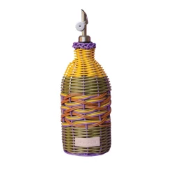 Bouteille à huile tressée