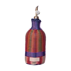 Bouteille à huile tressée