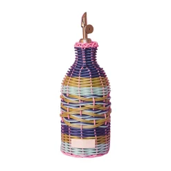 Bouteille à huile tressée