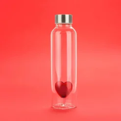 Bouteille Love en verre borosilicate - 0.5 L