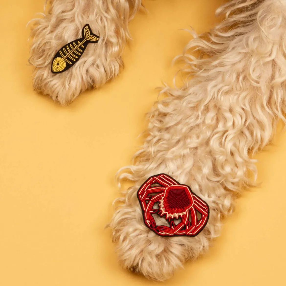 Broche Arête - Dorée