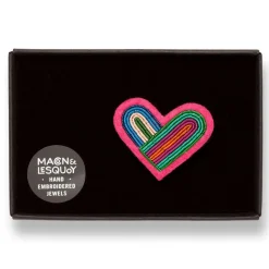 Broche Coeur en cage