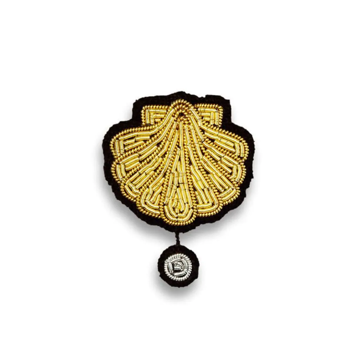 Broche Coquille Saint Jaques Perle S