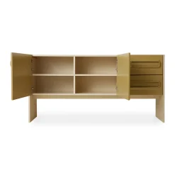 Buffet Space Dresser - 160 x 42 x 80 cm - Sage & Cream