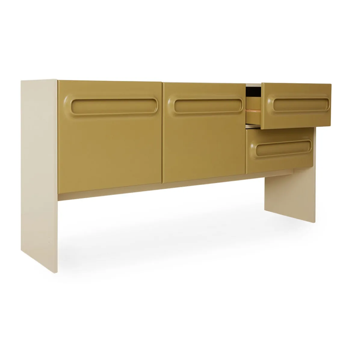 Buffet Space Dresser - 160 x 42 x 80 cm - Sage & Cream