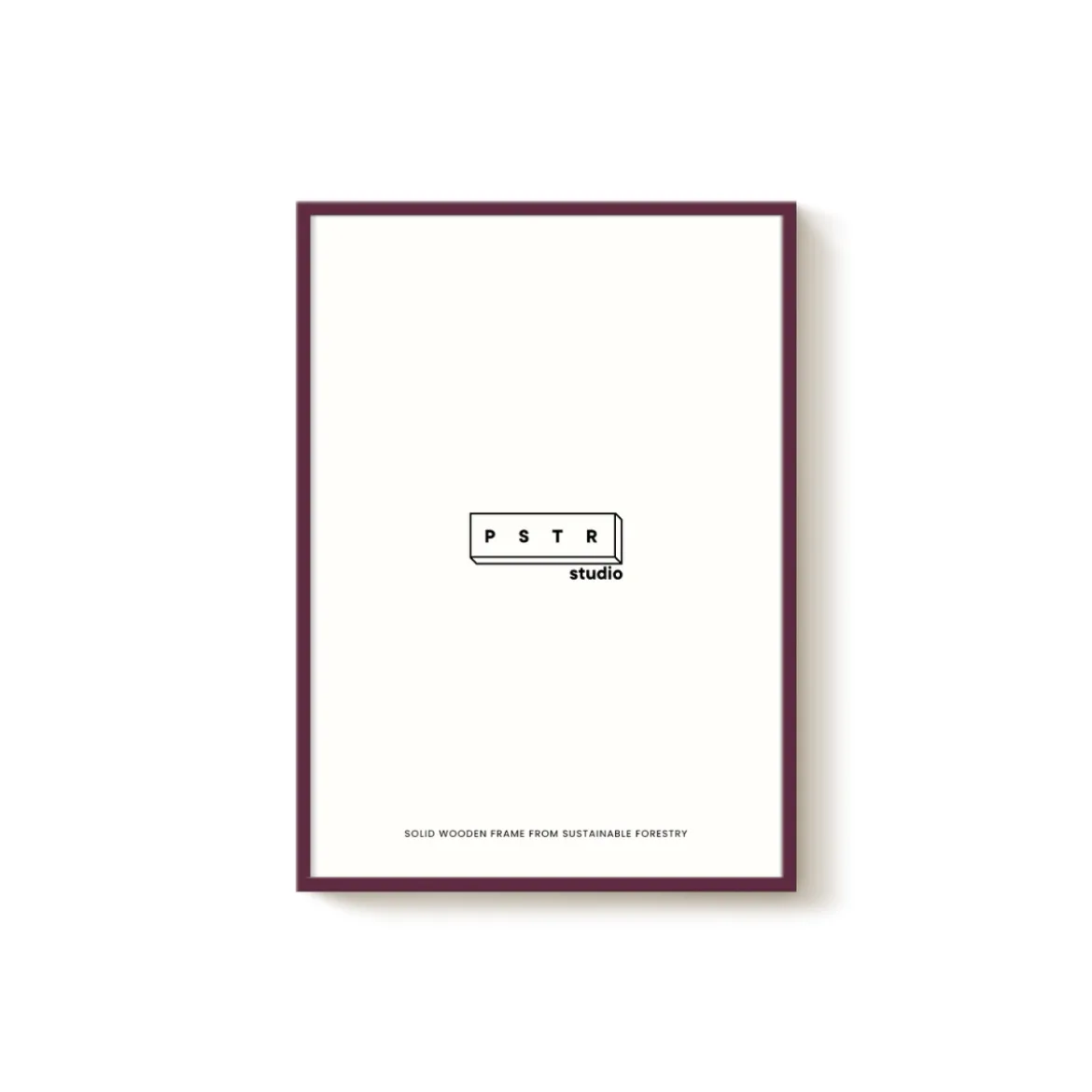 Cadre Bois - Burgundy