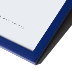 Cadre Bois Chêne - Bleu