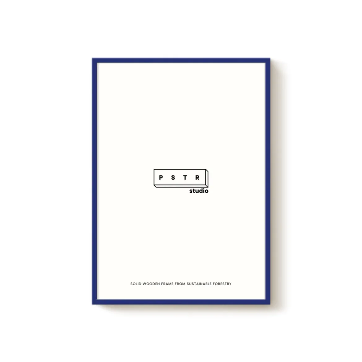 Cadre Bois Chêne - Bleu