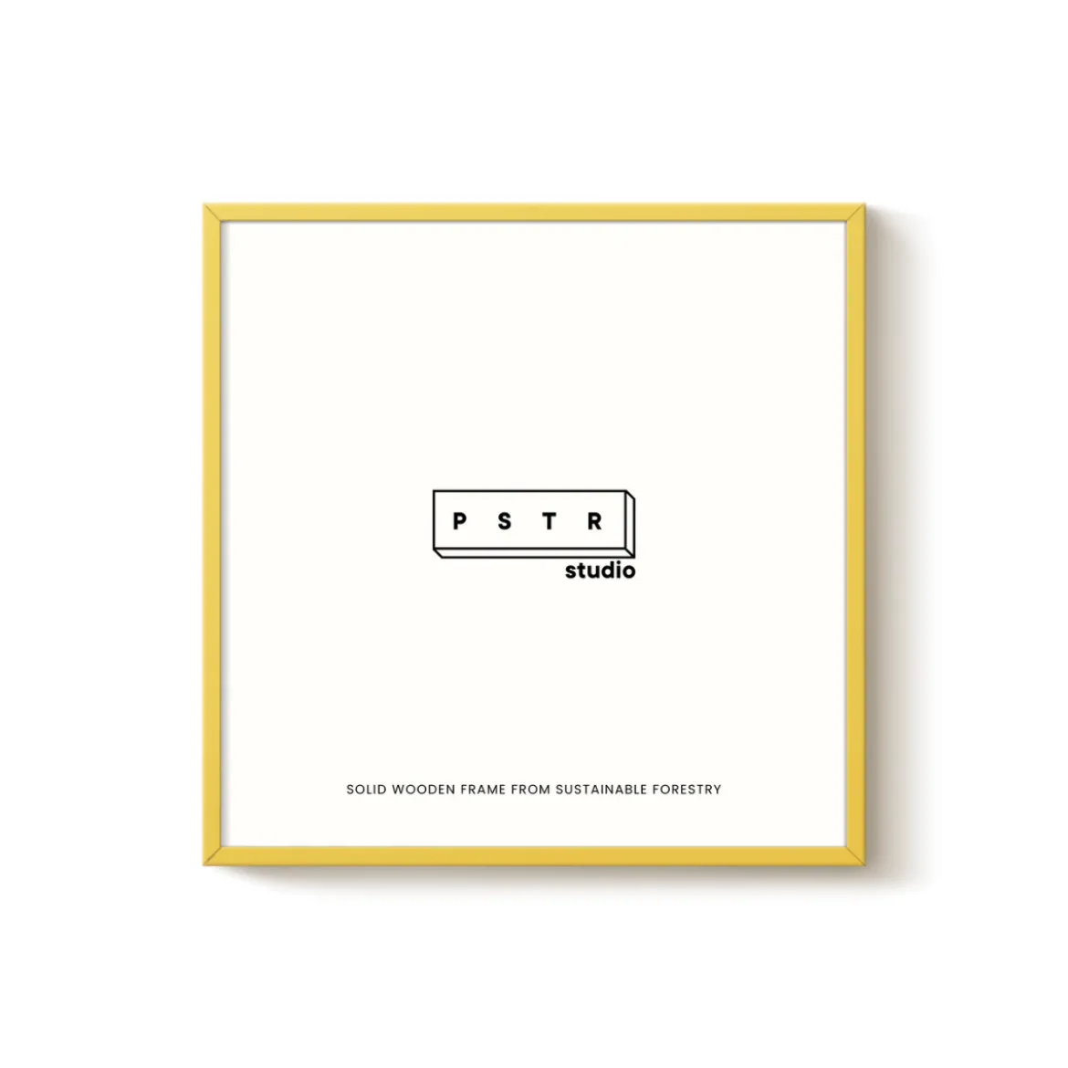 Cadre Bois Chêne - Jaune
