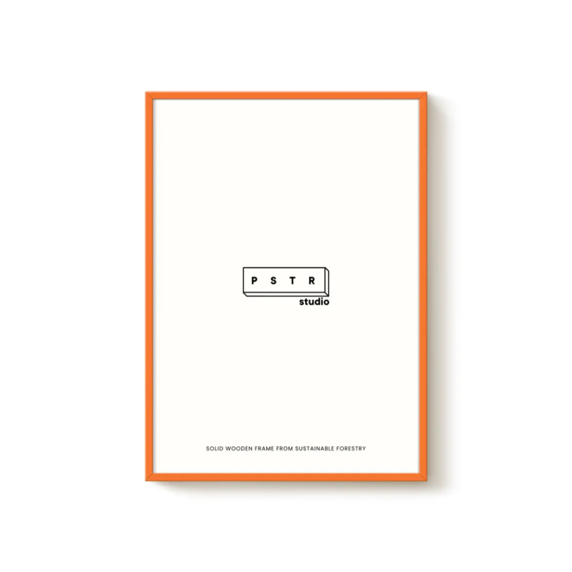 Cadre Bois Chêne - Orange