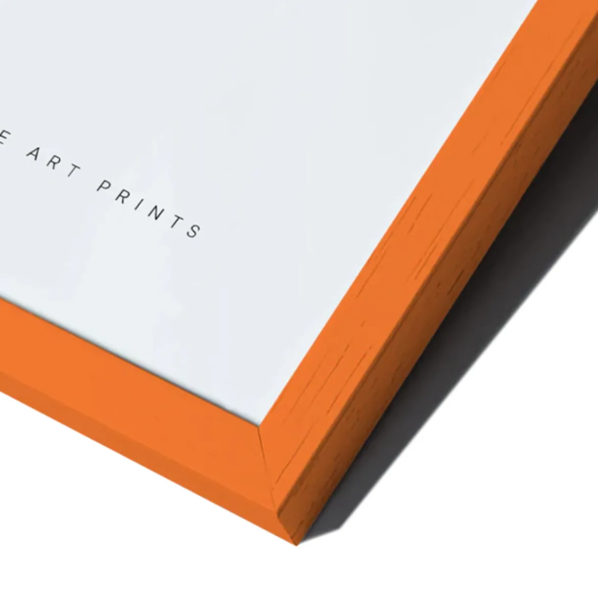 Cadre Bois Chêne - Orange