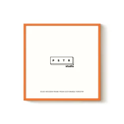 Cadre Bois Chêne - Orange