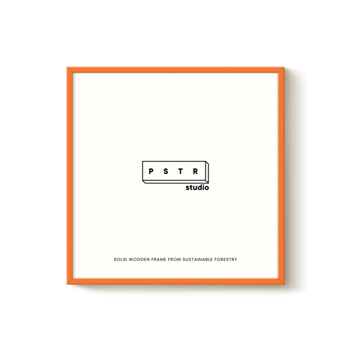 Cadre Bois Chêne - Orange