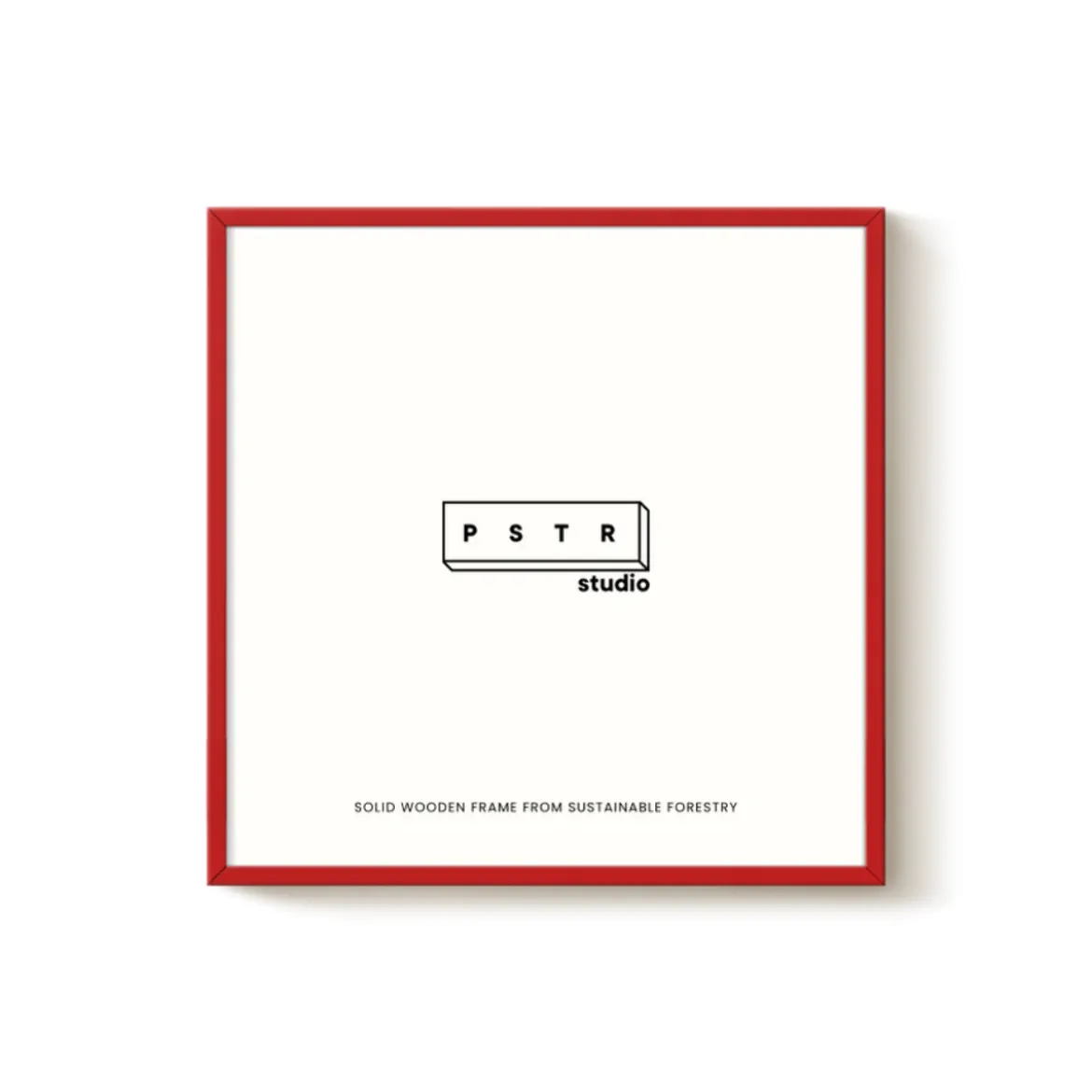 Cadre Bois Chêne - Rouge