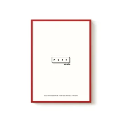 Cadre Bois Chêne - Rouge
