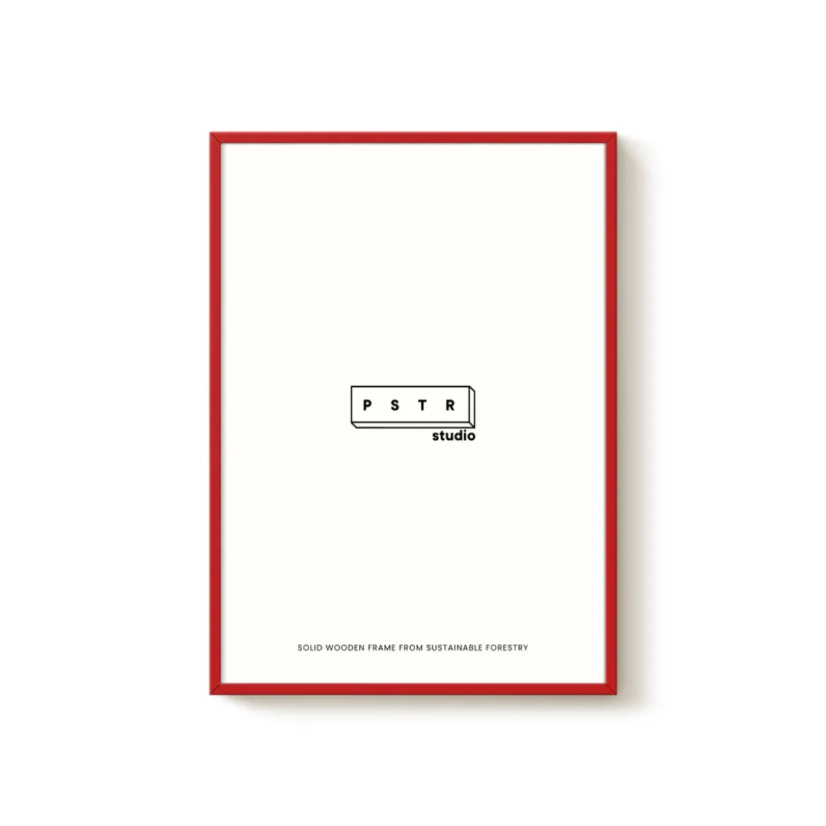 Cadre Bois Chêne - Rouge