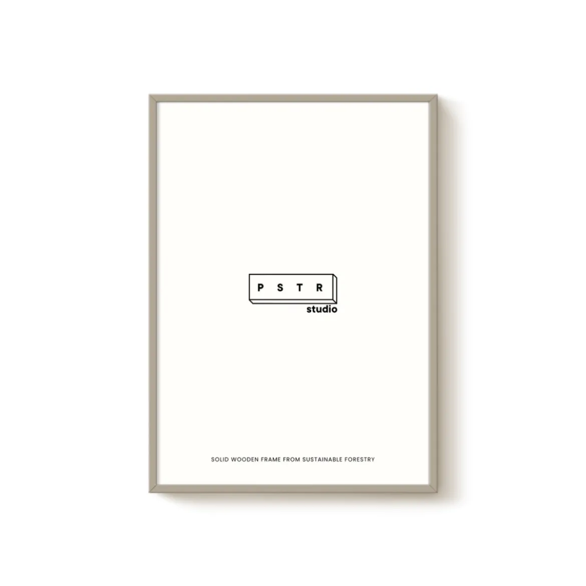 Cadre Bois Chêne - Warm Grey