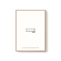 Cadre Bois - Light Pink