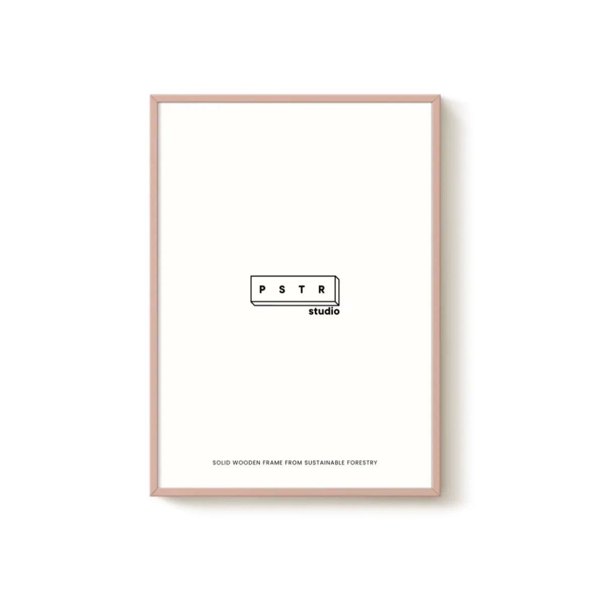 Cadre Bois - Light Pink