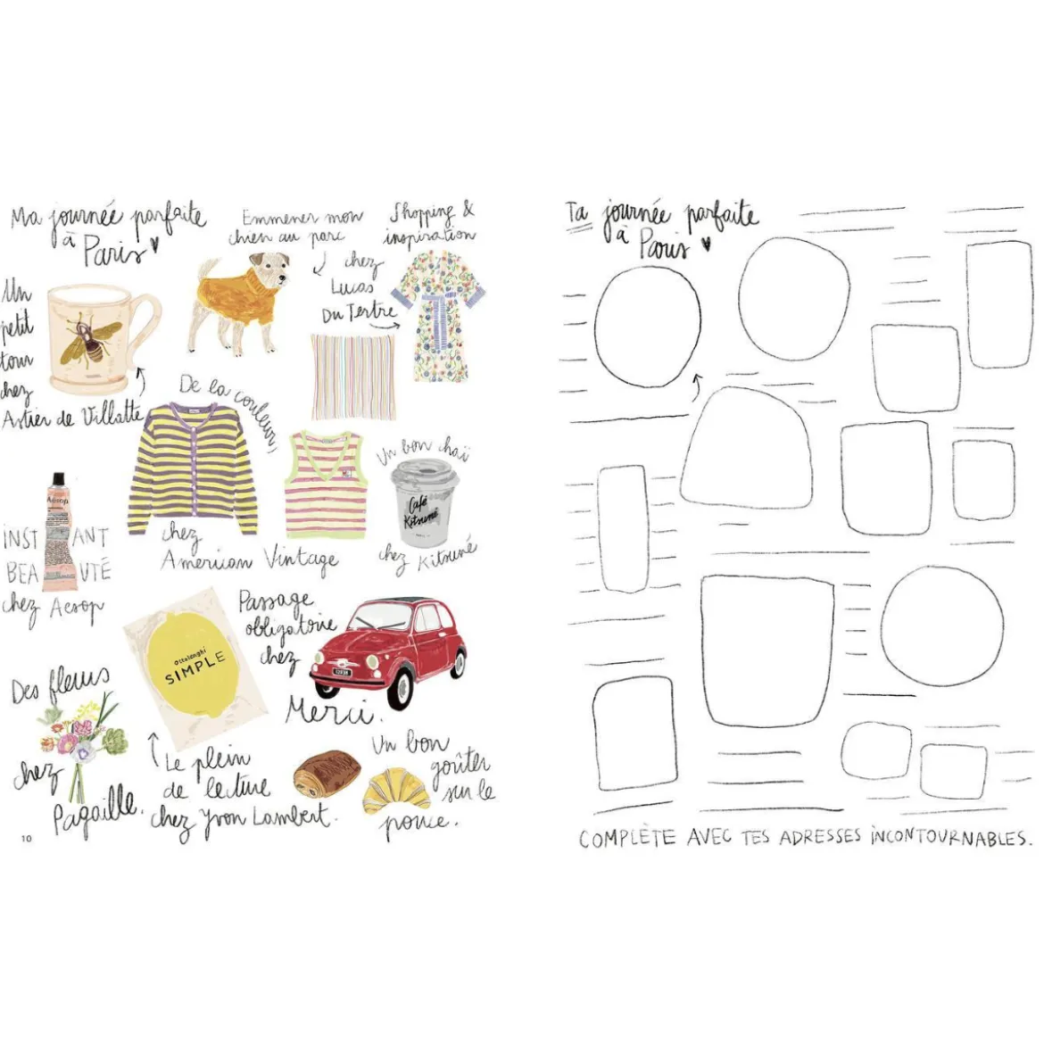 Cahier d'activités - Paris - Zoé de Las Cases