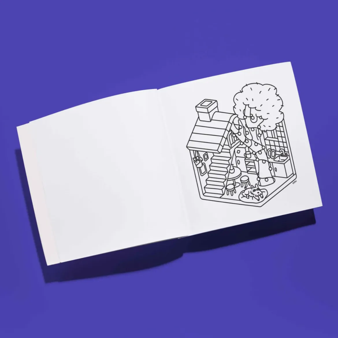 Cahier de coloriage - Cozy Art Tiny House