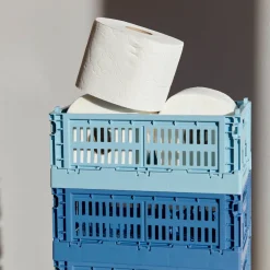 Caisse Crate S - Bleu Dusty