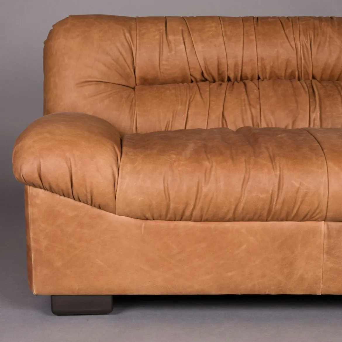 Canapé Douglas - Cuir Cognac