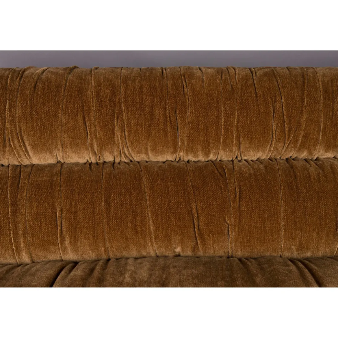 Canapé Douglas - Velours Cognac