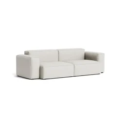 Canapé Mags Soft Low 2.5 places - Combinaison 1 - Hallingdal 103 - Coutures Light Grey